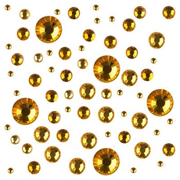 Стразы цветные микс размеров в баночке (11 Микс Topazt) IRISK