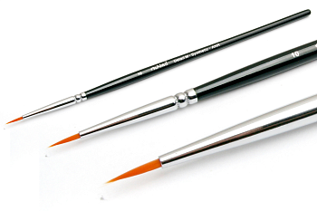 Кисть д/дизайна ruNail Detail M Synthetic ANR №10