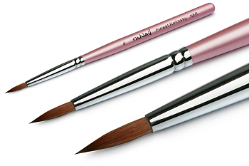 Кисть д/акрила ruNail Finest Kolinsky NER №4