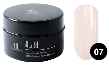 Гель-желе TNL №07 камуфлирующий прозрачно-бежевый (18 мл)