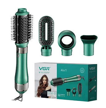 Фен-щетка VGR V-493 1000W 4 насадки