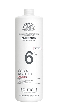 Бутикле Оксидант-лосьон 6% "Bouticle color developer" 1000мл 