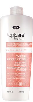 LISAP Разглажив. шампунь для вьющихся волос - "Elasticising Shampoo Curly and Frizzy Hair" 1000 мл