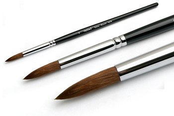 Кисть д/акрила ruNail Sable Round NCR №8