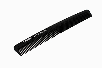 Расческа "Toni&Guy" черная 06200  18,5см