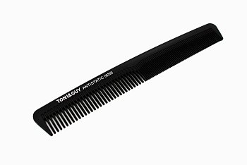 Расческа "Toni&Guy" черная 06200  18,5см