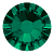Стразы Swarovski № 6, цв. изумрудный 50 шт.