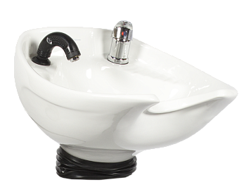 Парикмахерская раковина средняя белая полная комплектация