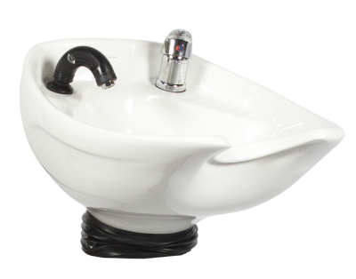 Парикмахерская раковина средняя белая полная комплектация