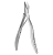 ST Кусачки профессиональные для кожи SMART 80 мм 