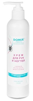 DOMIX Крем для рук и ногтей с кератином, маслом чайного дерева и наносеребром /ПРОФФ/ 250 мл. Домикс