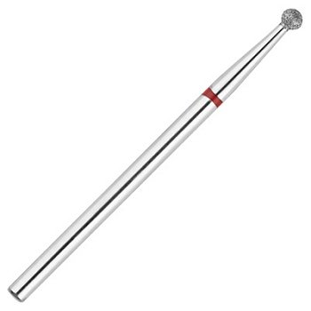 IRISK Фреза алмазная шаровидная 0,23, красная (мелкая зернистость)