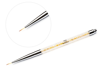 Кисть для рисования TNL - 000 (с золотыми кристаллами)