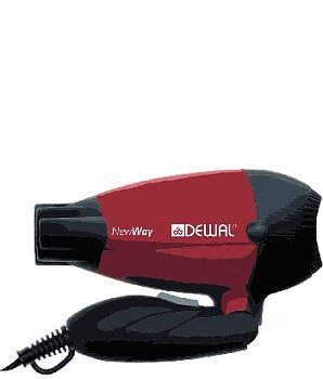 Dewal фен 03-5512 New Way,красный,1000Вт