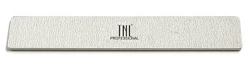 Пилка для ногтей TNL широкая 100/180 хит продаж (серая)