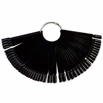 Domix Демонстратор лаков "веер"черный 50 шт