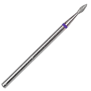 IRISK Фреза алмазная каплевидная заостренная  1,8мм,синяя, средняя зернистость