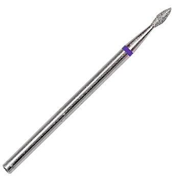 IRISK Фреза алмазная каплевидная заостренная  1,8мм,синяя, средняя зернистость