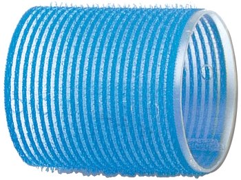 Dewal Бигуди-липучки R-VTR-15 голубые 55 мм. (6 шт.)