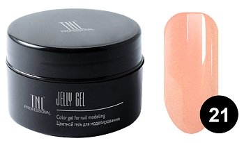 Гель-желе TNL №21 камуфлирующий нежно-абрикосовый (18 мл)