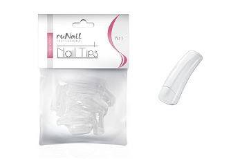 Типсы (классические,прозрачные)50шт №1