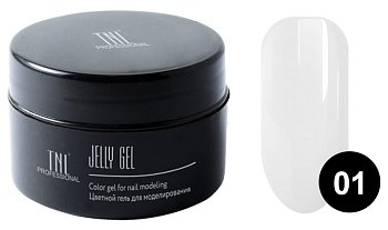 Гель-желе TNL №01 камуфлирующий белый (18 мл)