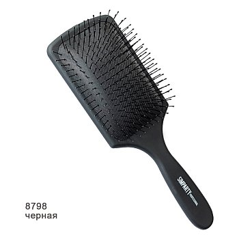 SIMPARTY  Щетка массажная лопата черная  8798
