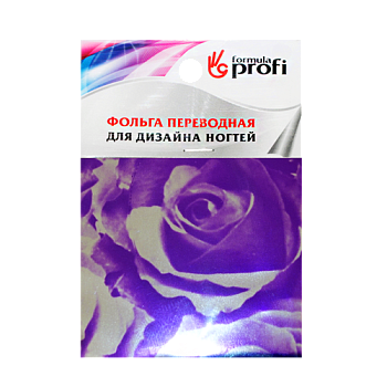 ФП Фольга переводная "Розы" фиолетовая 6*12 см