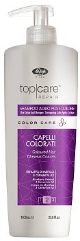 LISAP Стабилизатор цвета шампунь- "Top Care Repair Color Care After Color Acid Shampoo",1000мл