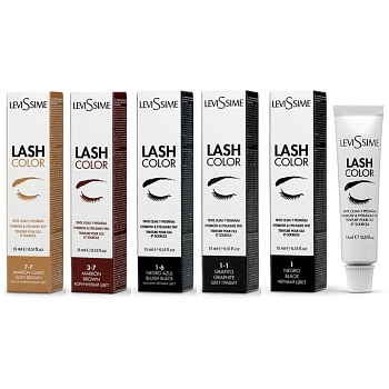 LevisSime Краска для бровей и ресниц, Графит №1.1, 15 мл