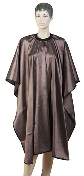 Dewal пеньюар "Глянец" АА04 brown,на крючках,128*146