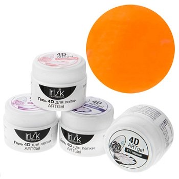 Гель 4D для лепки ARTGel  "IRISK" ,5 г (20 Оранжевый)