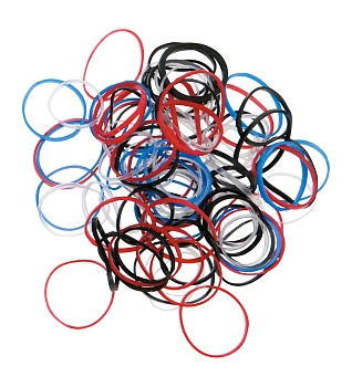 Dewal набор резинок RES 031,mini (100шт)цветн.силикон