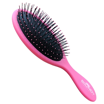 BLONDY Щетка овальная массажная розовая М-081-1