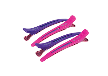 Dewal зажим CL 2015 пластик/металл,с силиконовой вставкой 11,5см,4шт./уп.