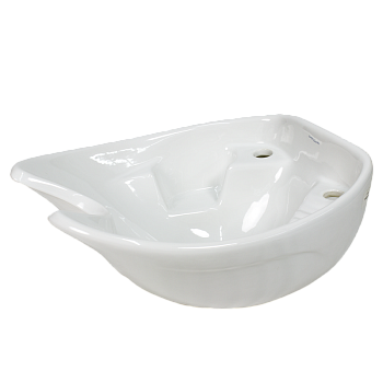 Раковина для парикмахерской мойки, глубокая белая