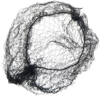 Dewal СЕ050 Сеточка - паутинка малая черная 2 шт. 