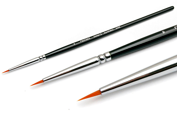 Кисть д/дизайна ruNail Detail S Synthetic ANR №9