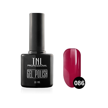 Цветной гель-лак TNL №086 - красная клюква (10 мл.) 