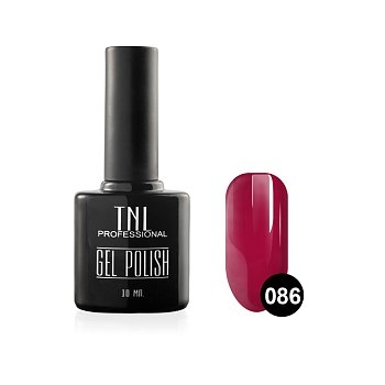 Цветной гель-лак TNL №086 - красная клюква (10 мл.) 