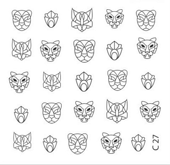 Слайдер-дизайн графический "Животные" С27