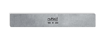 Пилка д/искусственных ногтей (серая прям.180/200)