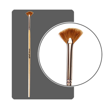 ФП Кисть колонок для дизайна веерная (10 мм)