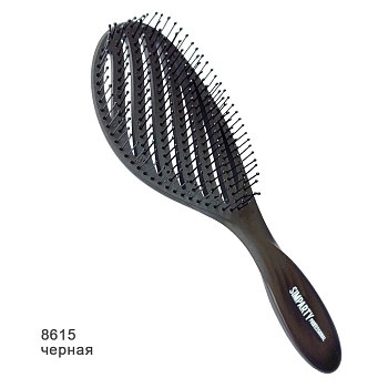 SIMPARTY  Щётка массажная продувная волна, черная  8615