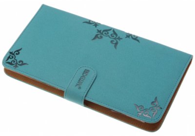 EF15L Футляр д/ножниц и расчесок,полимерный материал,бирюзовый,13*23*2см