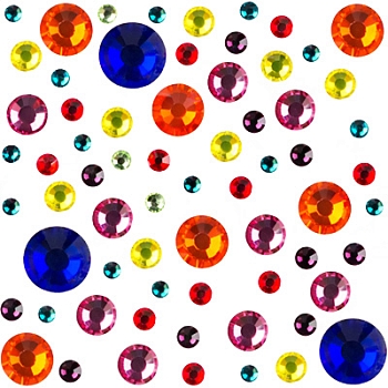 Стразы микс цветов и размеров в баночке  (02 Микс №2) IRISK