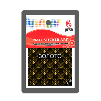 Слайдер-дизайн "Королевская лилия" золото S49 gold