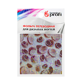 ФП Фольга переводная с рисунком "кружочки" голография