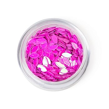 Пайетки для ногтей "TNL-лепесток" - розовые