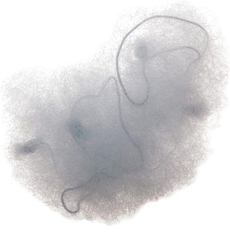 Dewal СЕ103 Сеточка - паутинка большая серая 2 шт. 